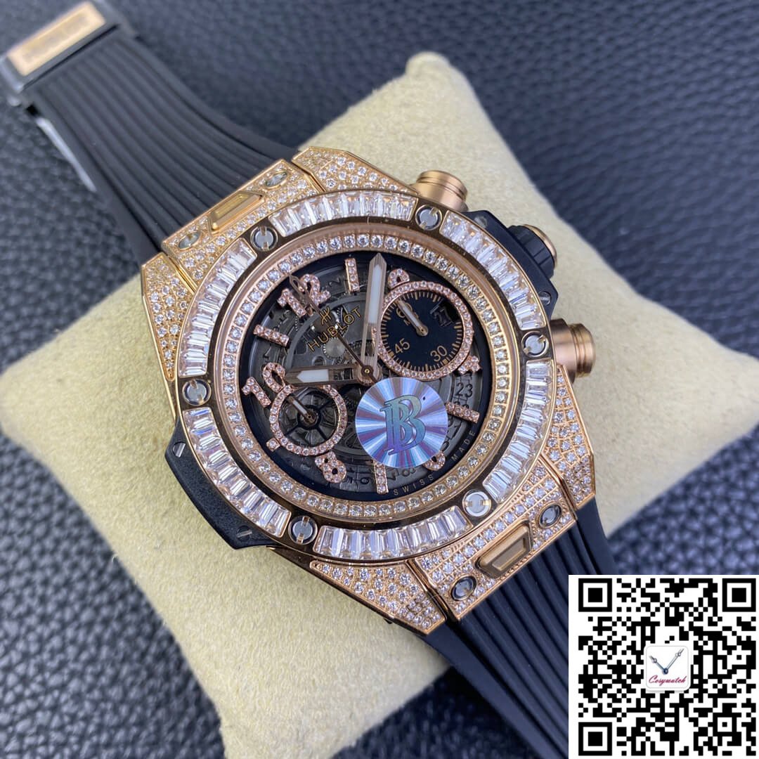 BBF FACTORY,HUBLOT BIG BANG UNICO 421.OX.1180.RX.0904 BBF FACTORY ROSE GOLD