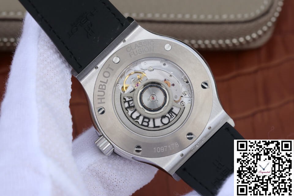 JJ FACTORY,HUBLOT CLASSIC FUSION 511.NX.1171.LR JJ FACTORY BLACK DIAL
