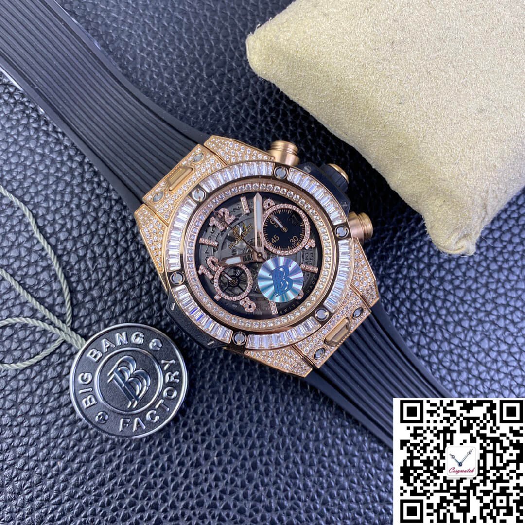 BBF FACTORY,HUBLOT BIG BANG UNICO 421.OX.1180.RX.0904 BBF FACTORY ROSE GOLD